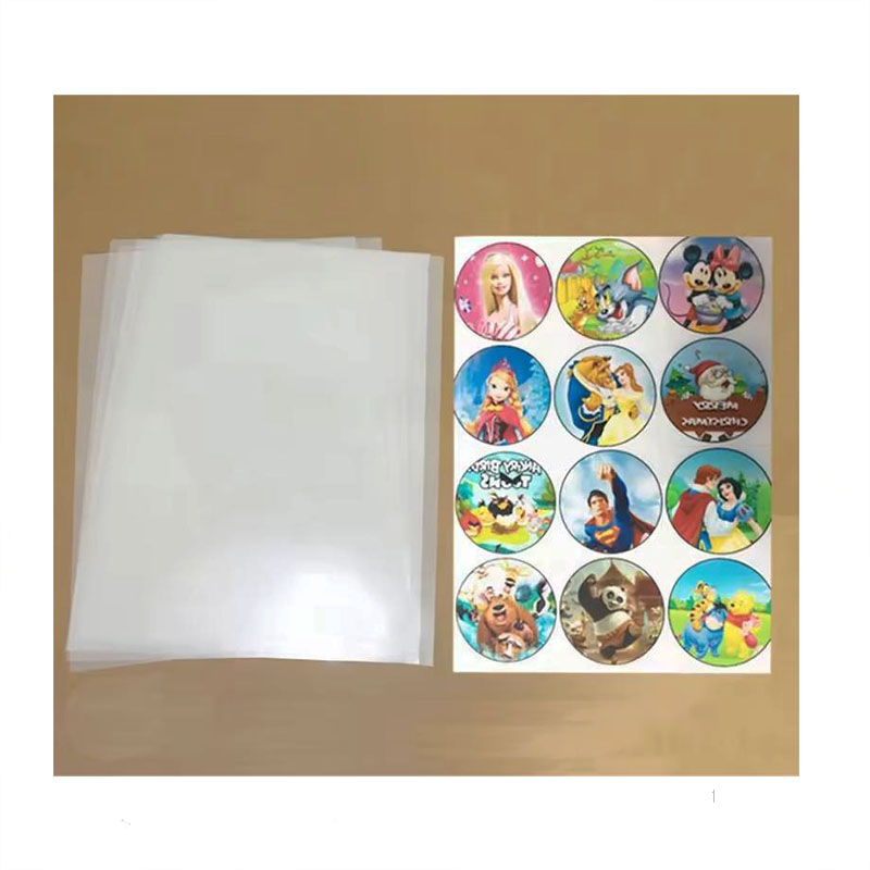 Edible Ink Food Grade Transfer Sheet Custom Chocolate Transfer Sheet for Protein Sugar Transfer Sheet