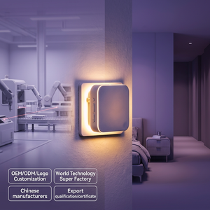 Veilleuse LED à brancher TAIKOO, boîtier ABS et abat-jour givré en PE, veilleuse murale carrée pour chambre à coucher, escalier, couloir - Product Image 1