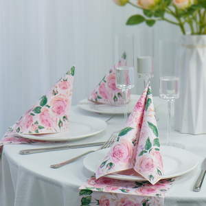 Khăn Giấy Decoupage Dùng Một Lần In Hoa, Khăn Ăn Decoupage - Product Image 2