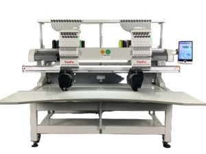 เครื่องปักคอมพิวเตอร์ 2 หัว 12/15 เข็ม ขายตรงจากโรงงาน รองรับการปักหมวก เสื้อยืด ผลิตได้ต่อเนื่อง ใช้งานได้ยาวนาน - Product Image 4
