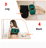 Ceinture de massage vibrante USB pour brûler les graisses, Ceinture amincissante abdominale intelligente, Appareil de fitness électrique vibrant pour le corps et les abdominaux