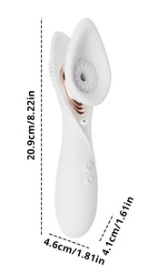 Jouets sexuels puissants <span class=keywords><strong>pour</strong></span> femmes adultes, 2 en 1, stimulation orale du clitoris, du mamelon et du vagin, plaisir orgasmique - Product Image 5