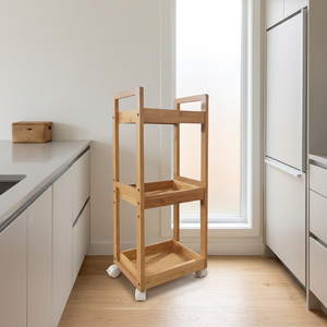 <span class=keywords><strong>Étagère</strong></span> de rangement écologique, <span class=keywords><strong>petite</strong></span> unité de rangement <span class=keywords><strong>sur</strong></span> <span class=keywords><strong>roulettes</strong></span>, organisateur de fournitures artistiques avec <span class=keywords><strong>roulettes</strong></span> - Product Image 2