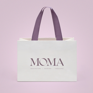 Borsa di Lusso Personalizzata in Carta Kraft Ecologica per Abbigliamento con Manici di Design per Shopping e Confezioni Regalo - Product Image 3