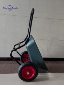 <span class=keywords><strong>Carretilla</strong></span> <span class=keywords><strong>de</strong></span> Construcción Profesional <span class=keywords><strong>de</strong></span> <span class=keywords><strong>Dos</strong></span> <span class=keywords><strong>Ruedas</strong></span> NS Factory Builders Choice WB4511 con Bandeja <span class=keywords><strong>de</strong></span> Plástico, <span class=keywords><strong>Carretilla</strong></span> Doble - Product Image 4
