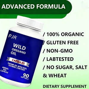 Cápsulas de gel de aceite de orégano salvaje, suplemento de 400mg, 1000mg, cápsulas de aceite con contenido de timol - Product Image 4