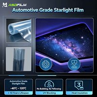 Film LED RGB pour toit de voiture, effet ciel étoilé, contrôle par application, activé par le son, étoiles filantes scintillantes, lumière ambiante, ajustement universel