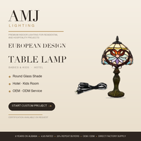 Lampe de table LED de design européen de luxe avec base en alliage d'aluminium, abat-jour rond en verre, lumière blanc chaud pour bébés et enfants et hôtels