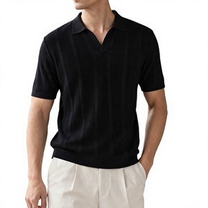 Pull Polo Homme Tricoté Fin de Haute Qualité 2026 Printemps-Automne Manches Courtes 100% Coton Coupe Slim Golf Unisexe - Product Image 4
