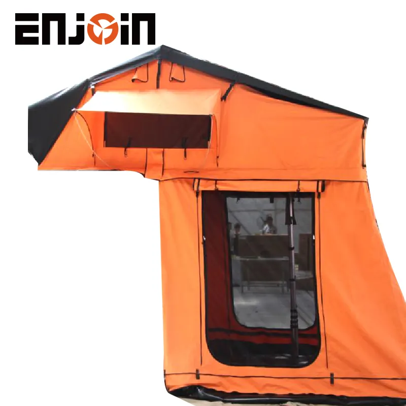 Tenda da tetto a conchiglia morbida con allegato 4x4 tenda da tetto per auto per pista tenda per quattro stagioni totale impermeabile