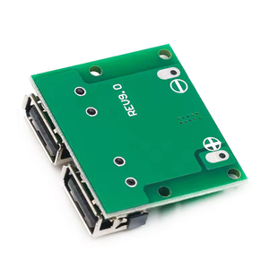 9V 12V 24V đến 5V DC-DC bước xuống sạc điện mô-đun kép <span class=keywords><strong>USB</strong></span> đầu ra Buck bảng điện Áp 3A Sạc Xe Điều chỉnh 6-26V - Product Image 4