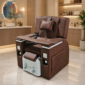 Fauteuil de pédicure électrique inclinable réglable sans plomberie, luxe et confort, mobilier de beauté <span class=keywords><strong>pour</strong></span> salon de manucure et soins des pieds - Product Image 4
