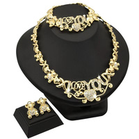 Nouvel Arrivage 2025 Livraison Rapide en Gros Ensemble Collier et Bijoux Xoxo Plaqué Or Véritable 18K Style Africain de Dubaï pour Femme