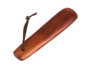 Elevador de zapatos de madera con mango Delgado, diseño curvo de madera Natural ajustable, perfecto para niños, calzado fácil de usar, calidad premium - Product Image 2