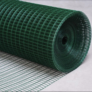 Clôture en treillis soudé galvanisé et recouvert de PVC à haute performance, à mailles carrées, pour la construction - Product Image 1