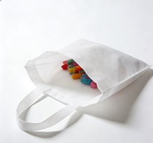 Bolsa de Mano Reutilizable Ecológica de RPET No Tejido, Personalizable con Certificación GRS e ISO9001 para Supermercados - Product Image 4