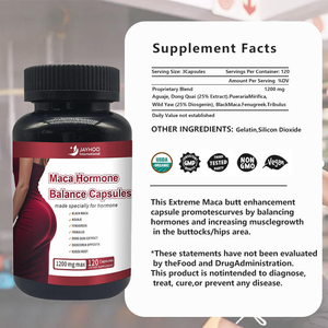 Yetişkin Kadınlar İçin <span class=keywords><strong>Maca</strong></span> Kalça Kapsülleri - Doğal <span class=keywords><strong>Maca</strong></span> Kökü Bitkisel Kompleksi Güzellik Geliştirme ve Kalça Eğrisi Desteği (Gençler İçin Değildir) - Product Image 4