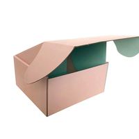 Boîte d'expédition en carton ondulé recyclé avec impression personnalisée du logo
