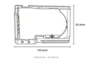 Poyinco Jaula de cámara personalizable de aluminio para A6500/A6400/A6300/A6000, Rig de video con soportes de zapata fría y roscas de <span class=keywords><strong>1</strong></span>/4, antiarañazos - Product Image 3