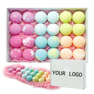 カスタマイズされた天然エッセンシャルオイルシーバス爆弾オーガニックバブルプラネットサプライズフレンドリーバブル爆発性バスソルトボールボルト - Product Image 1