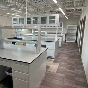 Suministros de muebles de laboratorio escolar Modular Estudiante universitario Química Física Biología Ciencia Mesas y sillas de laboratorio - Product Image 1