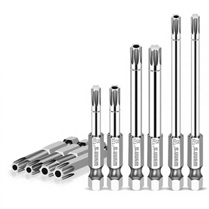 Punta Torx Willys con orificio en forma de estrella y flor, tamaños T15/T10, sin acabado - Product Image 1