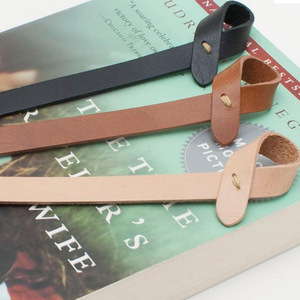 Marcapáginas de cuero con separadores de páginas, disponibles en lotes de una sola pieza. Carpas de lectura y artículos de papelería bellamente diseñados. - Product Image 2