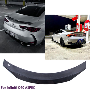 สปอยเลอร์หลังคาร์บอนไฟเบอร์ทรง ASPEC สำหรับรถยนต์ Q60 Q60S Coupe ปี 2013-2023 - Product Image 2