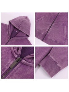 Femmes automne hiver pull à glissière <span class=keywords><strong>manteau</strong></span> couleur unie à capuche Cardigan doublure respirant décontracté sport veste hauts avant lavé - Product Image 6