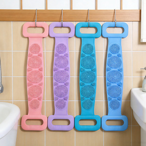 Exfoliating Bath Scrubber Massage Back Brush Thickened Plastic Shower Tool For <b>Bathing</b> Skin Care - Product Image 1