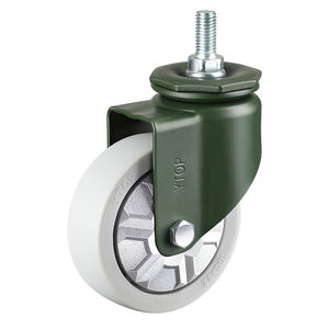 YTOP 3-Zoll-Nylonräder <span class=keywords><strong>Nylon</strong></span>-Rund rollen <span class=keywords><strong>Nylon</strong></span> Feste Mini-Rollen Maximale Belastung 130kg für Pritschen wagen - Product Image 5