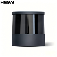 Hesai QT128 LiDAR 128 Garis 360 Sudut Ultra-Lebar Jangkauan Pendek Kelas Otomotif untuk Pemasangan Terintegrasi ADAS 1,152,000