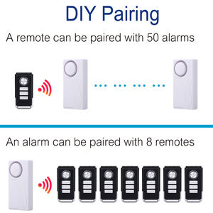 Drahtlose Diebstahls icherung Fernbedienung Home Security <span class=keywords><strong>Alarm</strong></span> Magnets ensor Tür Home House Fenster Sicherheit Einbrecher Alarme - Product Image 5
