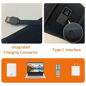 Compresa caliente de cintura inteligente portátil, almohadilla de calefacción Menstrual de vibración para aliviar el dolor del período cálido para calambres menstruales, <span class=keywords><strong>cinturón</strong></span> de masaje - Product Image 4