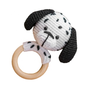 Mordedor de perro <span class=keywords><strong>para</strong></span> bebé, juguete <span class=keywords><strong>para</strong></span> bebé, regalo <span class=keywords><strong>para</strong></span> bebé, Pastor Alemán, juguete de ganchillo - Product Image 1