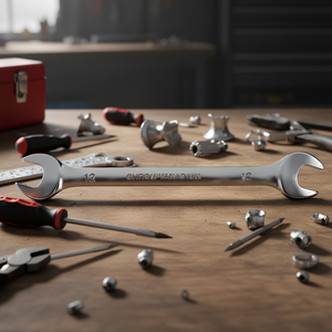 Llave Fija Cromada Fervi 12x13mm Cromo Vanadio Pulido Espejo - Product Image 3