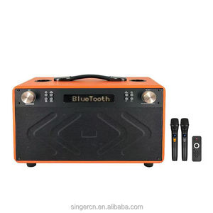 WGY-4405 WGY-5503 Haut-parleurs audio professionnels de haute qualité Boombox Bluetooths Haut-parleurs de fête Karaoké avec double micro sans fil - Product Image 2