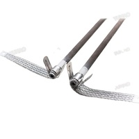 Connecteurs 25mm avec pinces et sangles pour élément chauffant SIC