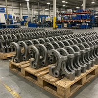 Support de selle en fonte ductile GGG50 sur mesure avec couvercle de roulement – Services de fonderie de précision pour équipements mécaniques
