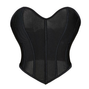 <span class=keywords><strong>Maillot</strong></span> de bain élastique femme tissu surbuste Corset Costume taille ceinture à lacets Transparent Sexy <span class=keywords><strong>noir</strong></span> Corsets & Bustiers - Product Image 6