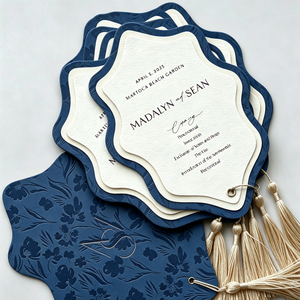 Inviti di <span class=keywords><strong>Nozze</strong></span> Personalizzati 2026 con Logo, Carte Menu Spesse, Design con Fori in Metallo, Forme Personalizzate di Alta Qualità - Product Image 5