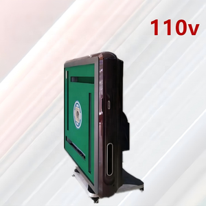 Factory Modern <b>Foldable</b> Automatic Mahjong Machine 110V Optional Silent <b>Table</b> for Export Market MJZ-3 Low Noise Operation Ensures - Product Image 1