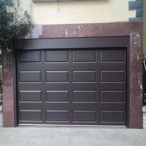 Porte de garage villa en alliage d'aluminium, porte à volet roulant électrique, porte de garage pliante automatique de style européen - Product Image 4