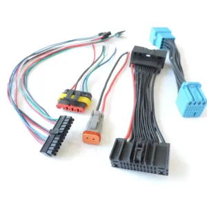 factory automobile 24 Pin Wiring Harness With Fuse Holder and SM Connectors for car