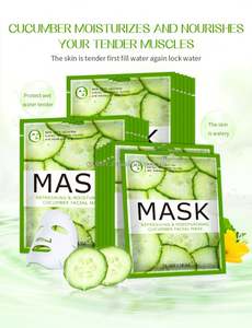 Masque facial aux fruits de marque privée OEM soins de la peau blanchissant hydratant masque facial jetable feuille - Product Image 2
