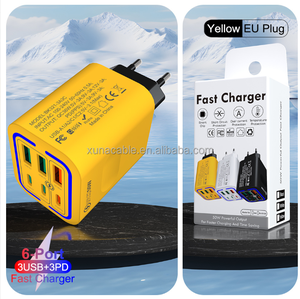 شاحن هاتف محمول جديد متعدد المنافذ 6 PD20W 3PD <span class=keywords><strong>50W</strong></span> سريع الشحن QC3.0 - Product Image 6