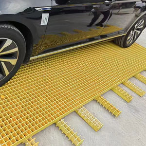 制造商玻璃钢/GFRP光栅楼梯踏板盖光栅钢筋光栅基座支架切割加工结构玻璃钢 - Product Image 4