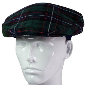Wholesale Premium Custom 100% Wool 3D Embroidery Sports Travel Casual Wear Unisex Scottish Tam <b>Bonnet</b> Cap - Product Image 2