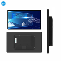 IP65 étanche 21.5 pouces sans ventilateur intégré PC industriel tout-en-un écran tactile panneau RS485 RS232 accessoire informatique industriel