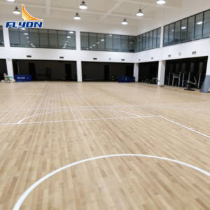 FIBA Approved CE Certified PVC Modular <b>Indoor</b>/Outdoor <b>Basketball</b> Court Flooring with High Shock Absorption - Product Image 1